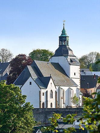 Außenansicht Kirche Lauenstein