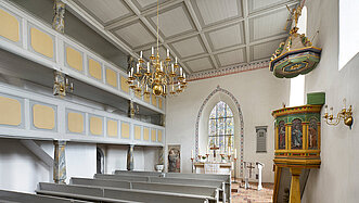 Innenansicht Kirche Dorfhain