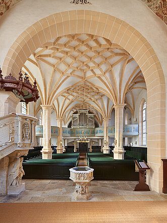 Innenansicht Kirche Lauenstein
