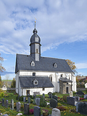 Kirche Hartmannsdorf Außenansicht