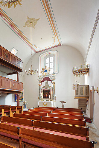 Innenansicht Kirche Colmnitz